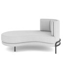 Ver imagem 4 de Sofá Chaise Longue Living Lucca Esquerdo D02 Bouclê Branco B-53