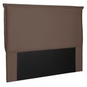 Ver imagem 1 de Cabeceira King 1,95m Veneza Suede Caramelo - Pallazio
