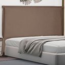 Ver imagem 2 de Cabeceira King 1,95m Veneza Suede Caramelo - Pallazio