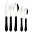 Ver imagem 1 de Faqueiro Tramontina Leme com 20 Pecas Preto