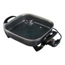 Ver imagem 1 de Panela Eletrica Mangiare Preta Quadrada 30cm 1500w 220v Agratto