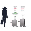 Ver imagem 5 de Kit Conjunto 2 Malas Rígidas 360° - Gladiador A2pm Cor: Preto