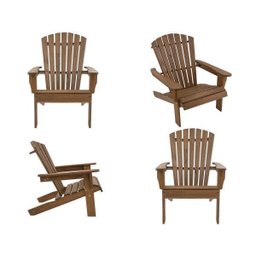 Conjunto 4 Cadeiras Pavão Adirondack Madeira Eucalipto  - 2