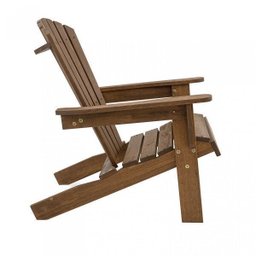 Conjunto 4 Cadeiras Pavão Adirondack Madeira Eucalipto  - 3