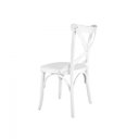 Ver imagem 4 de Conjunto 4 Cadeiras Madeira Maciça Tauari Cross Laquado X Texas 