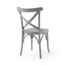 Ver imagem 4 de Conjunto 4 Cadeiras Madeira Maciça Tauari Cross Laquado X Texas 