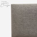 Ver imagem 1 de Cabeceira Pétala 120cm para Cama de Solteiro:linho Cinza