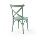 Ver imagem 4 de Conjunto 4 Cadeiras Madeira Maciça Tauari Cross Laquado X Texas 