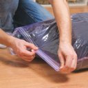 Ver imagem 4 de Saco Organizador a Vácuo Transparente Reduz Volume Roupas e Cobertores Tamanho:ep