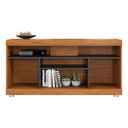 Ver imagem 3 de Rack Bancada Tv 47 Pol 136 Cm Yara Noce Milano Preto Colibri