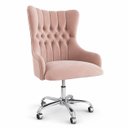 Ver imagem 2 de Cadeira Poltrona Helena Home Office Rodinhas e Ajuste de Altura