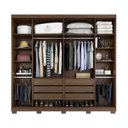 Ver imagem 4 de Guarda Roupa Casal Platinium 100% MDF 6 Portas de Bater 6 Gavetas