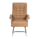 Ver imagem 2 de Cadeira de Escritório Fixa Munique Confort Ergonômica Caramelo