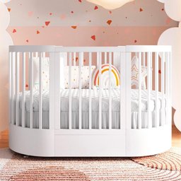 Quarto Bebê Completo Com Berço e Cômoda Coleção Wave Divicar - 4