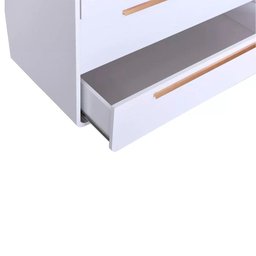 Quarto Bebê Completo Com Berço e Cômoda Coleção Wave Divicar - 8