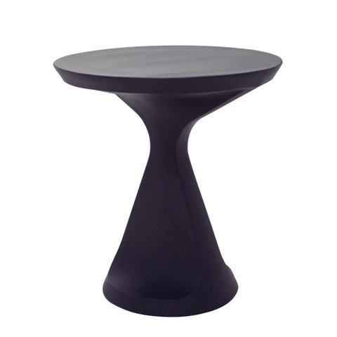 Mesa Redonda Tramontina Salut em Polietileno Grafite Tramontina