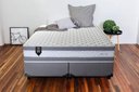 Ver imagem 3 de Conjunto Cama Box Super King c/ Molas Ensacadas Alpine Cinza 193x203x65 