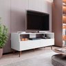 Rack Bancada para Tv até 55 Polegadas 136cm Sienna Branco - 1
