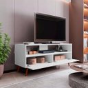 Ver imagem 2 de Rack Bancada para Tv até 55 Polegadas 136cm Sienna Branco