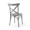 Ver imagem 4 de Conjunto 6 Cadeiras Madeira Maciça Tauari Cross Laqueado X Texas 