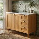 Ver imagem 2 de Balcão Versalles 120cm em Madeira Maciça Freijó Cavazotto