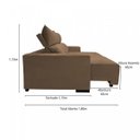 Ver imagem 5 de Sofá Retrátil e Reclinável Ellen 03 Lugares 