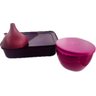 Tupperware Kit 3 Peças Freezer Line Tigela e Funil Kit 3 Peças Freezer Line Tigela e Funil - 2