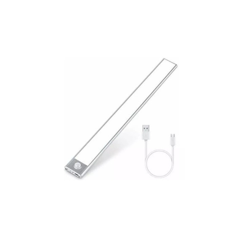 Luminária Barra LED c/Sensor Movimento Recarregavel 60cm 3W