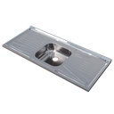Ver imagem 3 de Pia Inox para Cozinha Fabrinox 120x52cm com Cuba Central Prata Standard