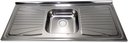 Ver imagem 5 de Pia Inox para Cozinha Fabrinox 120x52cm com Cuba Central Prata Standard