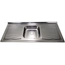 Ver imagem 5 de Pia Inox para Cozinha Fabrinox 120x52cm com Cuba Central Prata Standard