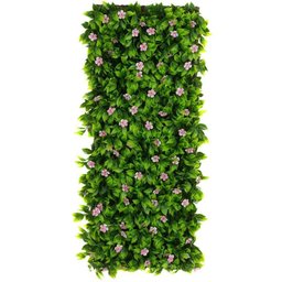 Jardim Vertical Artificial Extensível com Flores 100x200cm - 1