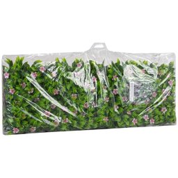 Jardim Vertical Artificial Extensível com Flores 100x200cm - 7