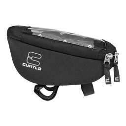 Bolsa De Guidão para Bicicleta Curtlo Bag Bike Impermeável Touch Phone Plus 0,5L Preto - 3