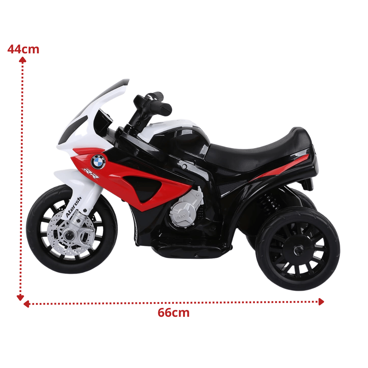 Mini Moto Triciclo Elétrica Infantil Bmw S1000rr Vermelha Esportiva 6v Zippy Toys - 2