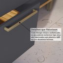 Ver imagem 5 de Cozinha Compacta 2 Peças em MDF 4 Portas Amêndoa e Chumbo Espresso Móveis