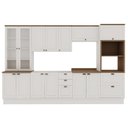 Ver imagem 3 de Armário de Cozinha Completa Modulada 3,5m 12 Peças Iluminata Genialflex