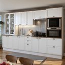 Ver imagem 1 de Armário de Cozinha Completa Modulada 3,5m 12 Peças Iluminata Genialflex