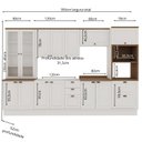 Ver imagem 2 de Armário de Cozinha Completa Modulada 3,5m 12 Peças Iluminata Genialflex