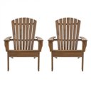 Ver imagem 2 de Conjunto 2 Cadeiras Pavão Adirondack Madeira Eucalipto