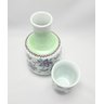 Moringa em Porcelana Floral Roxo e Verde Cerâmica Maria Sofia - 2
