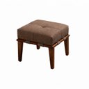 Ver imagem 2 de Puff para Sala de Estar 45cm Linho Livia
