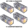 Organizador para Roupas Intima Meias 11 Nichos em Tela 4 Un - 2