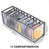 Organizador para Roupas Intima Meias 11 Nichos em Tela 4 Un - 4