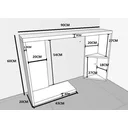 Ver imagem 2 de Aparador Lateral Para Sofá em MDF Sala Decoração