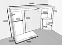 Ver imagem 2 de Aparador Lateral Para Sofá em MDF Sala Decoração