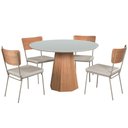 Ver imagem 4 de Mesa de Jantar Lisboa Base Madeira:1,35m