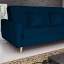 Ver mais imagens de Sofá Cama 3 lugares Com Báu Quartzo Reclinável - Larbelle