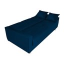 Ver imagem 6 de Sofá Cama 3 lugares Com Báu Quartzo Reclinável - Larbelle