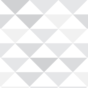 Papel de Parede Estampa Triângulo Cinza Branco Autocolante 3mx58cm Sala